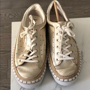 Sam Edelman Metallic Sneakers